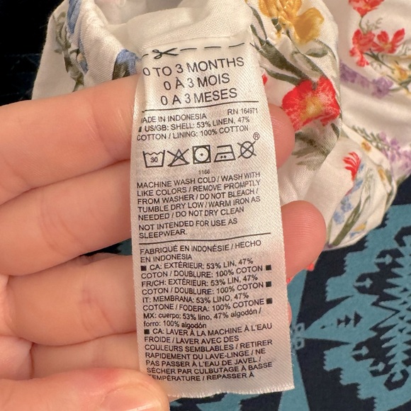 JANIE AND JACK Floral Bubble Sleeve Dress & Bloomer Set - Picture 6 of 15